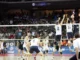 USA men's national volleyball team during an international volleyball match against Iran
