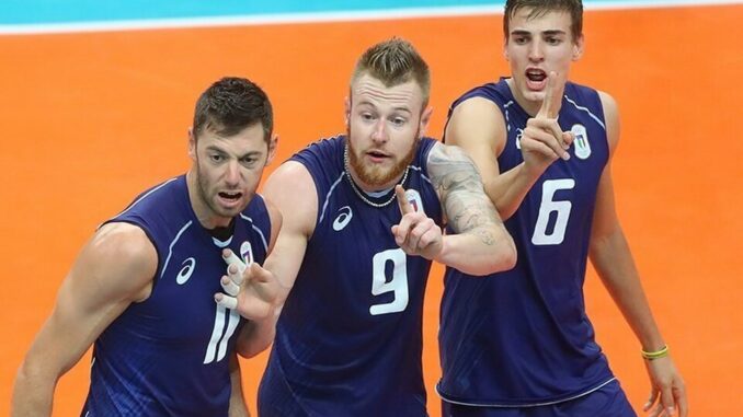 Italy men’s national volleyball team during the 2016 Olympic Games