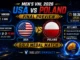 USA vs Poland Men’s VNL 2026 final preview graphic with team flags, match time, recent meeting and gold medal storyline