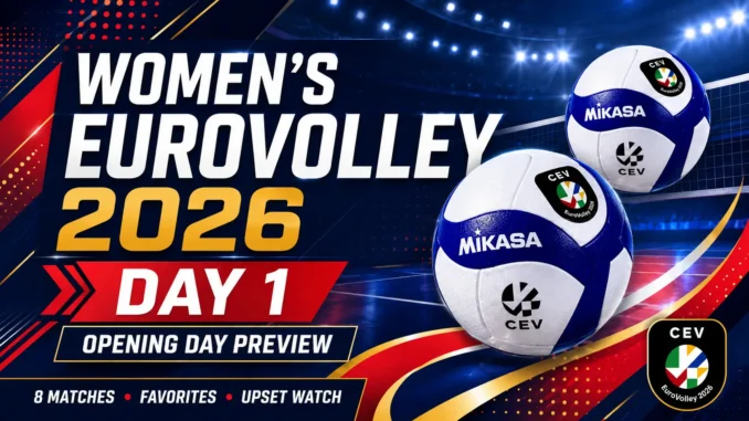 Women’s EuroVolley 2026 Day 1 opening matches preview