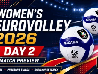 Women’s EuroVolley 2026 Day 2 preview with eight matches, favorites and dark horse watch