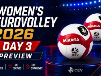 Women’s EuroVolley 2026 Day 3 preview with eight matches, big clashes and key storylines